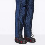 Dior Women CD DiorAlps Snow Boot Deep Blue Navy Mizza Shiny Nylon - Image 12