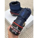 Dior Women CD DiorAlps Snow Boot Deep Blue Navy Mizza Shiny Nylon - Image 7