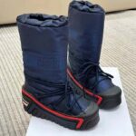 Dior Women CD DiorAlps Snow Boot Deep Blue Navy Mizza Shiny Nylon - Image 2
