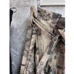 Dior Women CD Mid-Length Skirt White Navy Blue Toile De Jouy Cotton Muslin – Bild 10