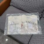 Dior Men CD T-Shirt Ecru Cotton Jersey Linen Dior Sevilla Star Motif - Imagen 5