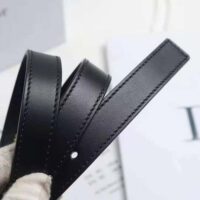 Dior Women D-Fence Belt Black Smooth Calfskin 30 MM (1)