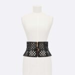 Dior Women D-Trap Corset Belt Black Smooth Calfskin 16 CM - immagine 10