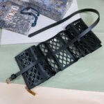 Dior Women D-Trap Corset Belt Black Smooth Calfskin 16 CM - immagine 6