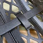 Dior Women D-Trap Corset Belt Black Smooth Calfskin 16 CM - immagine 9