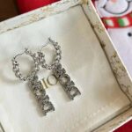 Dior Women Dio(r)evolution Earrings Silver-Finish Metal and Silver-Tone Crystals - Image 5
