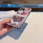 Dior Women Diortravel Cover for Iphone Toile De Jouy Reverse Printed Calfskin – Bild 6