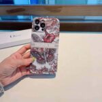Dior Women Diortravel Cover for Iphone Toile De Jouy Reverse Printed Calfskin – Bild 3