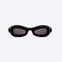 Dior Women Lady 95.22 Black Rounded Sunglasses (1)