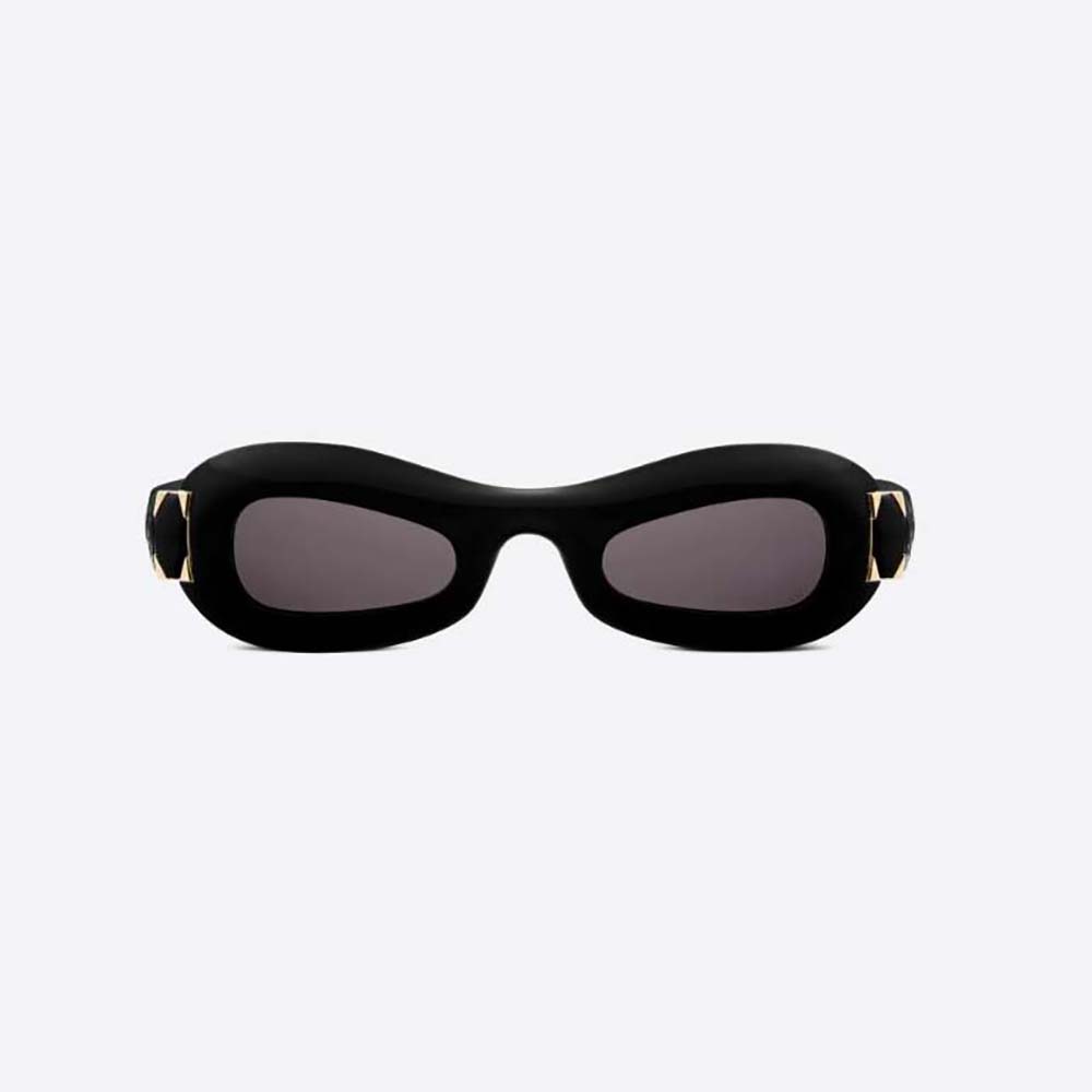 Dior Women Lady 95.22 Black Rounded Sunglasses
