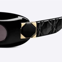 Dior Women Lady 95.22 Black Rounded Sunglasses (1)