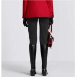 Dior Women Shoes CD D-Folk Heeled Boot Black Perforated Calfskin 4.5 Cm Heel - Image 13