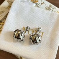 Dior Women Tribales Earrings Silver and Silver-Tone Crystals (1)