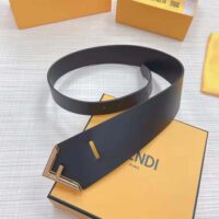 Fendi Women Black Leather Belt (1)