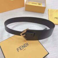 Fendi Women Black Leather Belt (1)