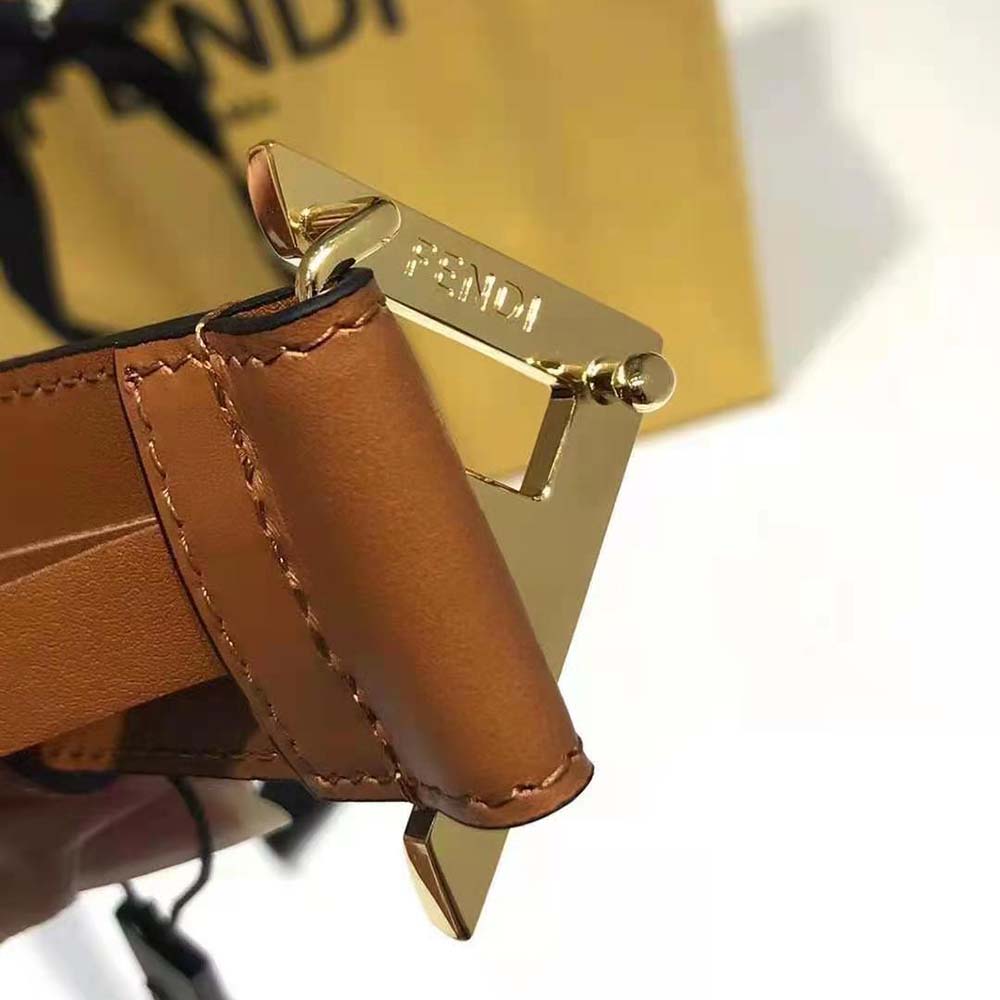 Fendi Women Brown Leather Belt (3)