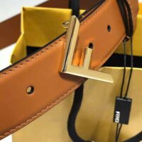 Fendi Women Brown Leather Belt (1)