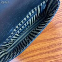 Fendi Women FF Baguette Phone Pouch Black Silk Pouch (9)