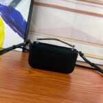 Fendi Women FF Baguette Phone Pouch Black Silk Pouch - Image 4