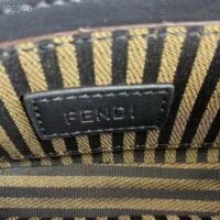 Fendi Women FF Baguette Phone Pouch Black Silk Pouch (9)