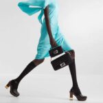 Fendi Women FF Baguette Phone Pouch Black Silk Pouch - Image 10