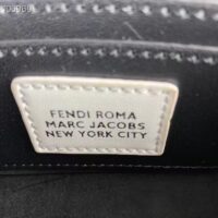 Fendi Women FF Baguette Phone Pouch Two-Tone Leather Fendi Roma Capsule Bag (6)