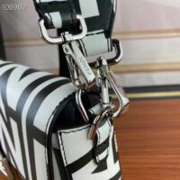 Fendi Women FF Baguette Two-Tone Leather Fendi Roma Capsule Bag (7)