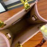 Fendi Women FF Mini Sunshine Shopper Pink Leather Mini Bag - Image 5