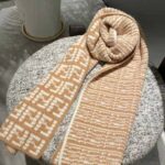 Fendi Women FF Scarf Beige Cashmere Scarf - Bild 2