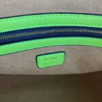 Fendi Women FF Sunshine Medium Acid Green Leather Shopper - Imagen 9
