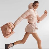 Fendi Women FF Sunshine Medium Pink Leather Shopper (7)