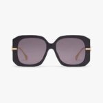 Fendi Damen Fendigraphy Schwarze Acetat-Sonnenbrille