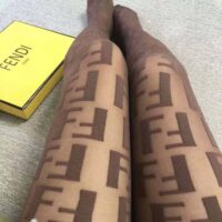 Fendi Women Tights Beige Nylon Pantyhose (1)