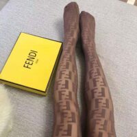 Fendi Women Tights Beige Nylon Pantyhose (1)