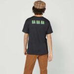 Gucci Men GG HA HA HA Bunny T-Shirt Black Medium Cotton Jersey Crewneck - Image 4