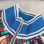 Gucci Men GG The North Face x Gucci Zip Jacket Logo Print Black Technical Jersey - immagine 9