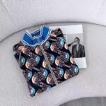 Gucci Men GG The North Face x Gucci Zip Jacket Logo Print Black Technical Jersey - immagine 7