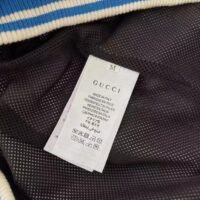 Gucci Men GG The North Face x Gucci Zip Jacket Logo Print Black Technical Jersey