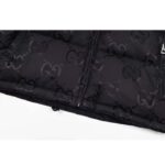 Gucci Women Jumbo GG Canvas Down Jacket Black Jumbo GG Nylon Canvas - Imagen 12