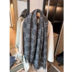 Gucci Unisex GG Cashmere Jacquard Scarf Blue Beige GG Cashmere Jacquard - Image 5