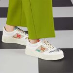 Gucci Unisex GG Sneaker White Leather Mid Heel Interlocking G 5.6 Cm Heel – Image 11
