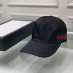 Gucci Unisex Original GG Canvas Baseball Hat Web Green Red Web – Image 3