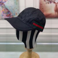 Gucci Unisex Original GG Canvas Baseball Hat Web Green Red Web (9)