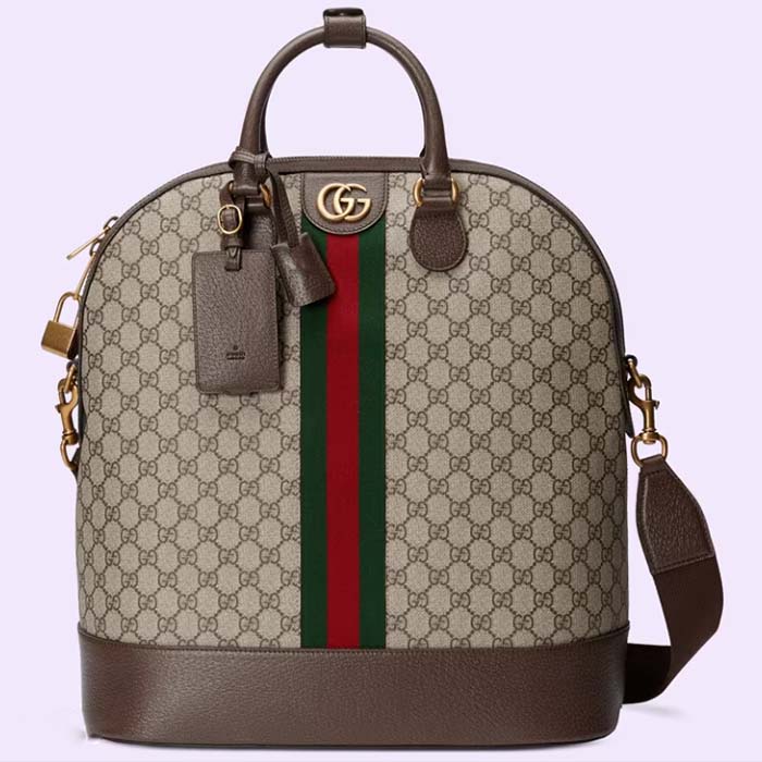 GUCCI GG Supreme Monogram Textured Dollar Calfskin Large Savoy