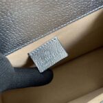 Gucci Women Dionysus Small Shoulder Bag Silver Lamé Leather Tiger Head - Image 10