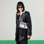 Gucci Women Dionysus Small Shoulder Bag Silver Lamé Leather Tiger Head - Image 12