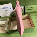 Gucci Women GG Aphrodite Medium Shoulder Bag Light Pink Soft Leather – Bild 9