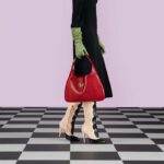 Gucci Women GG Aphrodite Medium Shoulder Bag Red Soft Leather Double G - Imagen 12