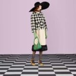 Gucci Women GG Aphrodite Small Shoulder Bag Green Soft Leather Double G - Image 11