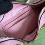 Gucci Women GG Aphrodite Small Shoulder Bag Light Pink Soft Leather Double G - Image 9